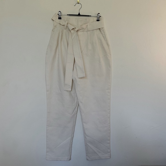 High Waisted Paperbag Trousers - Picture 2 of 9